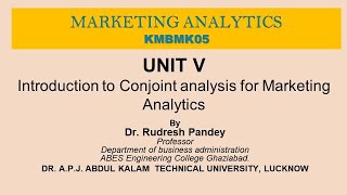 Conjoint analysis [upl. by Jahdol380]