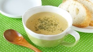 How to Make Japanese Corn Cream Soup Vegetarian Recipe 豆乳クリームコーンスープの作り方 レシピ [upl. by Coltun117]