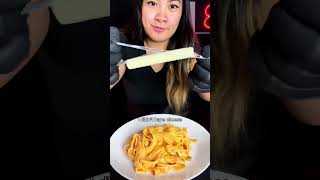 Eating Vodka Sauce Pasta food jawsurgery teeth [upl. by Cornish]