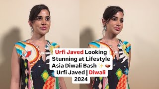 Urfi Javed Looking Stunning at Lifestyle Asia Diwali Bash ✨ 🪔 Urfi Javed  Diwali 2024 [upl. by Mcgruter999]