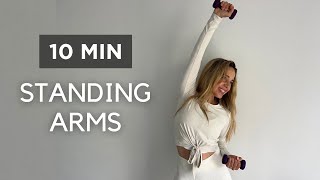 10 MIN STANDING ARMS WORKOUT  The Shed Movement [upl. by Ymma15]