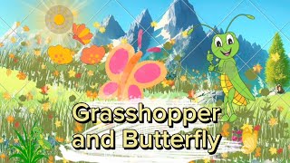 GrasshopperampButterflytrendingstorytellingstorytellingbedtimestories shortstoryfunnyytshorts [upl. by Bred966]