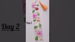 Flowers Bookmark youtubeshorts shorts [upl. by Gearard]