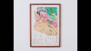 Arizona 1969 Geological Map in 3D Raised Relief [upl. by Albertina863]