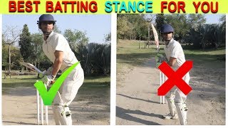 How to Take a Proper Batting Stance in Cricket  Cricket Tips For Beginners [upl. by Atterg]