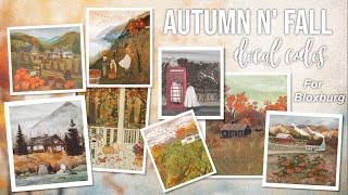 20 AutumnFall Decal Codes for Bloxburg and Berry Avenue [upl. by Buine323]