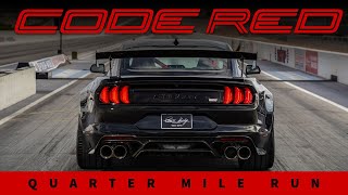 Shelby GT500 CODE RED Quarter Mile Run  859s at 161 MPH 😲🔥 [upl. by Sammy728]