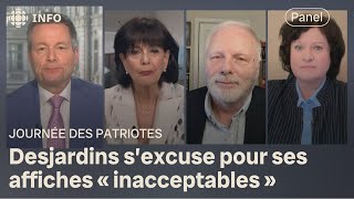 Desjardins souligne la Journée des patriotes avec un drapeau canadien  Mordus de politique [upl. by Malvino676]