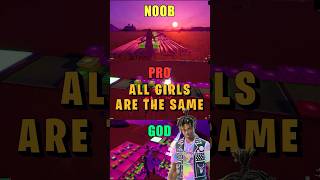 Fortnite Music Blocks Juice WRLD  All Girls Are The SameNoob vs Pro vs God fortnite juicewrld [upl. by Dulce934]