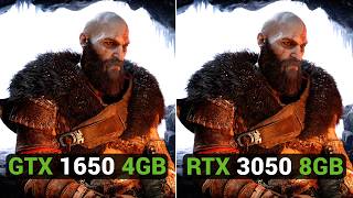 Nvidia GTX 1650 vs RTX 3050 8GB New Games Test 2024 [upl. by Cutcheon]