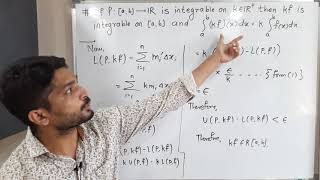 Riemann Integration  Lecture 23  Property of Riemann Integrable Functions [upl. by Noslien]