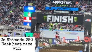 2023 New Jersey Supercross EastWest Showdown Jo Shimoda heat race win  Full moto [upl. by Alduino]