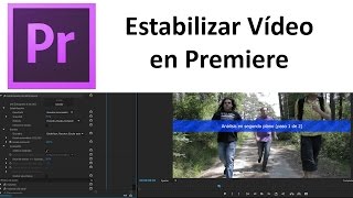 Tutorial Estabilizar Movimiento en Premiere Pro [upl. by Klusek]