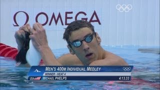 Mens 400m Individual Medley  Heats  London 2012 Olympics [upl. by Llemrej]