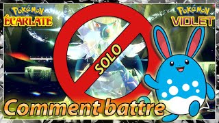 Comment BATTRE CLAMIRAL Raid 7 en SOLO facilement  TUTO  Pokémon Ecarlate et Violet [upl. by Nelehyram]