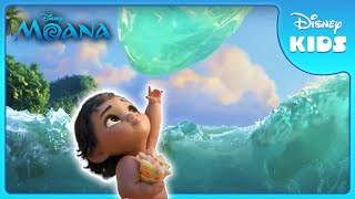 Baby Moana Explores the Ocean 🌊  Moana  Disney Kids [upl. by Votaw]