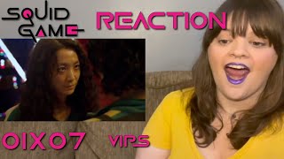 Squid Game  1x7 “VIPS” Reaction [upl. by Atnoled]