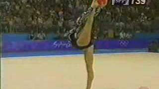 Olympic games Sydney 2000  Alina Kabaeva RUS ball final [upl. by Uwkuhceki]