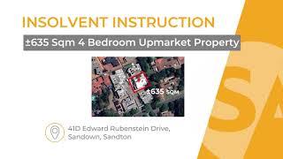 INSOLVENT ESTATE PROPERTY ONLINE amp ONSITE AUCTION  SANDOWN SANDTON GP [upl. by Otreblaug]