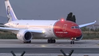 FULL HD Norwegian 7878 Dreamliner EILNA Close Up takeoff BarcelonaEl Prat [upl. by Older]