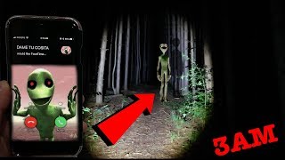 CALLING DAME TU COSITA ON FACETIME IN SLENDERMAN FOREST  I FOUND DAME TU COSITA IN A FOREST [upl. by Rosel998]