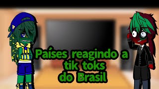 países reagem a tik toks do Brasilcountryhuman EUA e Brasil [upl. by Atteloj]