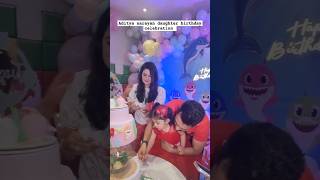 Aditya narayan celebrate tvisha birthday 🎂 adityanarayan shorts [upl. by Nahsab]