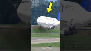 Heavy Airplane Without Wings Landing At The Airport In Flight Simulator XPlane 11 😲 [upl. by Anirbac]