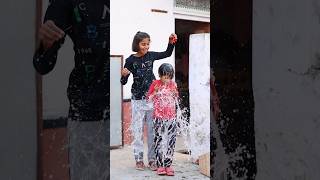 Water balloon 🎈 or Mansi shorts balloon prank [upl. by Nibbs]