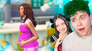 Моя девушка БЕРЕМЕННА 😱 SIMS 4 [upl. by Isac]