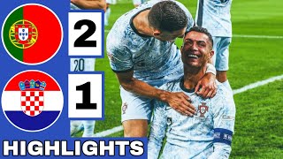 🔴Portugal vs Croatia 21 Extended HIGHLIGHTS  Cristiano Ronaldo 900th GOALS  UEFA Nations League [upl. by Raimund944]