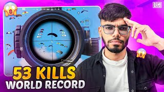 HIGHEST 53 KILLS WORLD RECORD IN BGMI INDIA  CASETOO [upl. by Eiramanitsirhc124]