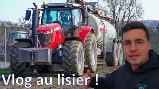 Vlog au lisier  boulot du soir 😉 [upl. by Acirtap]