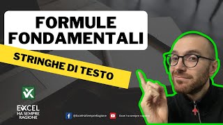 Stringhe di testo in Excel  le formule da sapere ASSOLUTAMENTE [upl. by Shermy]