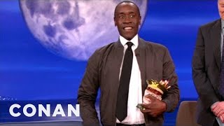 Don Cheadle Gets A Golden Globe DoOver  CONAN on TBS [upl. by Gnov]