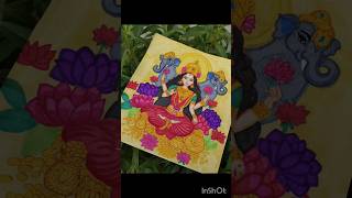 diwali painting art shorts maalaxmi laxmi goddess diwalispecial diwaliart mahadev [upl. by Budwig168]