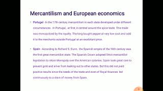 Mercantilism and European Economics [upl. by Banky]