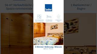 ZweiZwimmerWohnung mit Schwimmbad in Obermais realestate seeberimmobilien findyourhome pool [upl. by Nosauq]