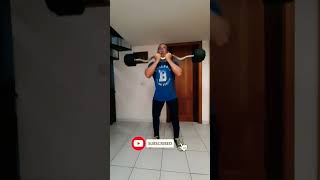 Sentadillas con barra al frente🔥🏋‍♂️💪shorts viralvideo motivation fitness discipline sports [upl. by Sifan]