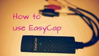 How to use Easy Cap usb to rca [upl. by Rozamond242]