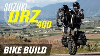 Suzuki DRZ400 Adventure Bike Build [upl. by Naejarual]