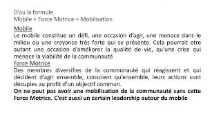 Mobilisation communautaire definition [upl. by Ociram]