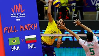 Brazil 🆚 Bulgaria  Full Match  Men’s Volleyball Nations League 2019 [upl. by Dun]