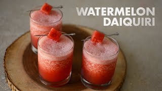 Watermelon Daiquiri Cocktail Recipe with BACARDI® Mixers [upl. by Micah746]