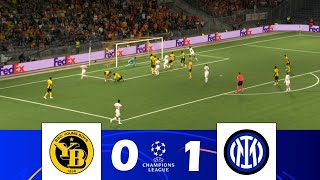 Young Boys gegen Inter Mailand 01  Champions League 202425  Spielen Höhepunkte [upl. by Sulohcin]