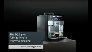 Siemens espressomaskin EQ6 plus – Kaffemaskinen som är enkel att använda [upl. by Nivra]