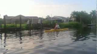 Day 1  Learning to scull in an Edon TS515 training scull  with training wheels [upl. by Grantley]