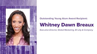 Hal of Distinction Outstanding Young Alum Award 2024 Whitney Dawn Breaux [upl. by O'Donoghue665]