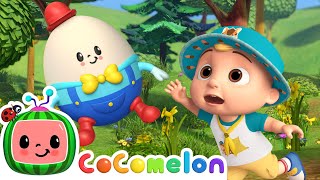 JJs Humpty Dumpty Outdoor Chase Song Catch the Toy Egg 🥚  CoComelon Nursery Rhymes amp Kids Songs [upl. by Vergil]