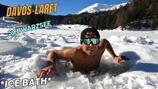 Schwarzsee Davos Laret ICE BATH 03 02 2024 [upl. by Lisabet]